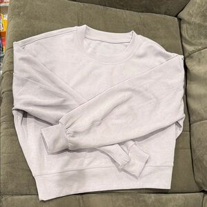 Women’s light purple cropped sweatshirt